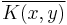 \overline{K(x,y)}