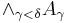 \and_{\gamma < \delta}{A_{\gamma}}