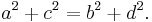 a^{2}%2Bc^{2} = b^{2}%2Bd^{2}.