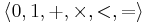 \langle 0,1,%2B,\times, <, =\rangle