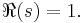 \Re(s)=1. \, 