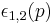 \epsilon_{1,2}(p)