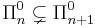 \Pi^0_n \subsetneq \Pi^0_{n%2B1}