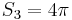 S_3 = 4\pi