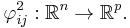 \varphi_{ij}^2:\mathbb{R}^n\to\mathbb{R}^{p}.