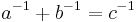 a^{-1}%2Bb^{-1}=c^{-1}