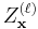 Z^{(\ell)}_{\mathbf{x}}