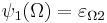 \psi_1(\Omega) = \varepsilon_{\Omega 2}