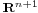 \scriptstyle \mathbf{R}^{n%2B1}