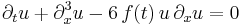 \displaystyle \partial_t u %2B \partial_x^3 u - 6\, f(t)\, u\, \partial_x u  = 0