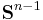 \mathbf{S}^{n-1}