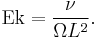 
\mathrm{Ek} = \frac{\nu}{\Omega L^2}.
