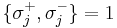 \{\sigma_{j}^{%2B},\sigma_{j}^{-}\} = 1