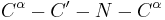 C^{\alpha}-C^{\prime}-N-C^{\alpha}