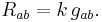 R_{ab} = k\,g_{ab}.