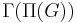 \Gamma(\Pi(G))