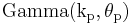 \rm{Gamma}(k_p, \theta_p)