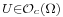 \scriptstyle U\in\mathcal{O}_c(\Omega)