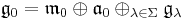  \mathfrak{g}_0 = \mathfrak{m}_0\oplus\mathfrak{a}_0\oplus_{\lambda\in\Sigma}\mathfrak{g}_{\lambda} 