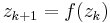 z_{k%2B1} = f(z_k)