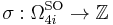 \sigma:\Omega_{4i}^{\text{SO}} \to \mathbb{Z}