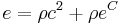 e=\rho c^2%2B\rho e^C