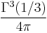 \frac{\Gamma^3(1/3)}{4\pi}