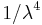 1/\lambda^4