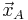 \vec{x}_A