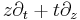  z \partial_t %2B t \partial_z \,\!