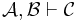 \mathcal A,\mathcal B \vdash\mathcal C