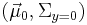 \left(\vec \mu_0, \Sigma_{y=0}\right)