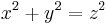 x^2%2By^2=z^2