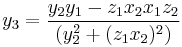 y_3 = \frac{y_2y_1-z_1x_2x_1z_2}{(y_2^2%2B(z_1x_2)^2)}