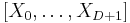 [X_0,\dots,X_{D%2B1}]