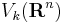 V_k(\mathbf{R}^n)