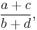 \frac{a%2Bc}{b%2Bd},