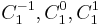 C^{-1}_1,C^0_1,C^1_1