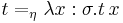 t =_\eta \lambda x:\sigma.t\,x