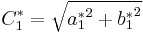 C^*_1 = \sqrt{ {a^*_1}^2 %2B {b^*_1}^2 }