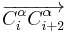 \overrightarrow{C_i^\alpha C_{i%2B2}^\alpha}