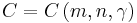 \textstyle C=C\left(  m,n,\gamma\right)  