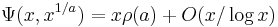 \Psi(x,x^{1/a})=x\rho(a)%2BO(x/\log x)