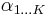 \alpha_{1 \dots K}