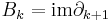 B_k = \operatorname{im} \partial_{k%2B1}