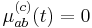 \mu_{ab}^{(c)}(t) = 0