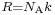 \scriptstyle \,R= N_\mathrm{A} k