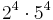 2^4 \cdot 5^4