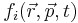 f_i(\vec{r},\vec{p},t)