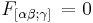 F_{[\alpha\beta;\gamma]} \, = 0